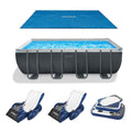 INTEX 18' x 9' x 53" Ultra XTR Frame Pool, Cover, Cooler, and Float (2 Pack) image 0