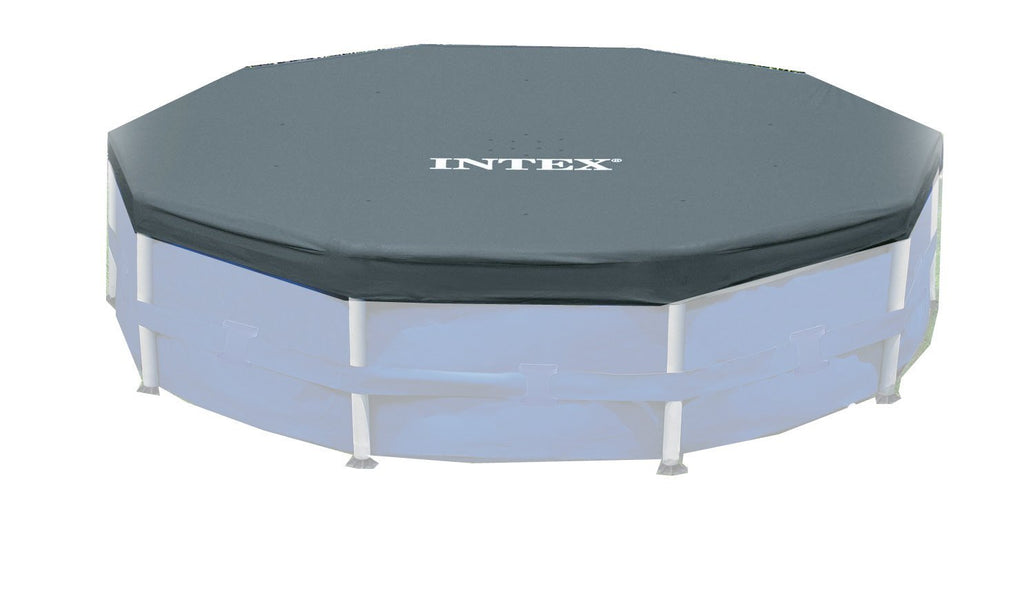 INTEX 12' x 30" Metal Frame Above Ground Pool, Filter, Cover, & Maintenance Kit image 11