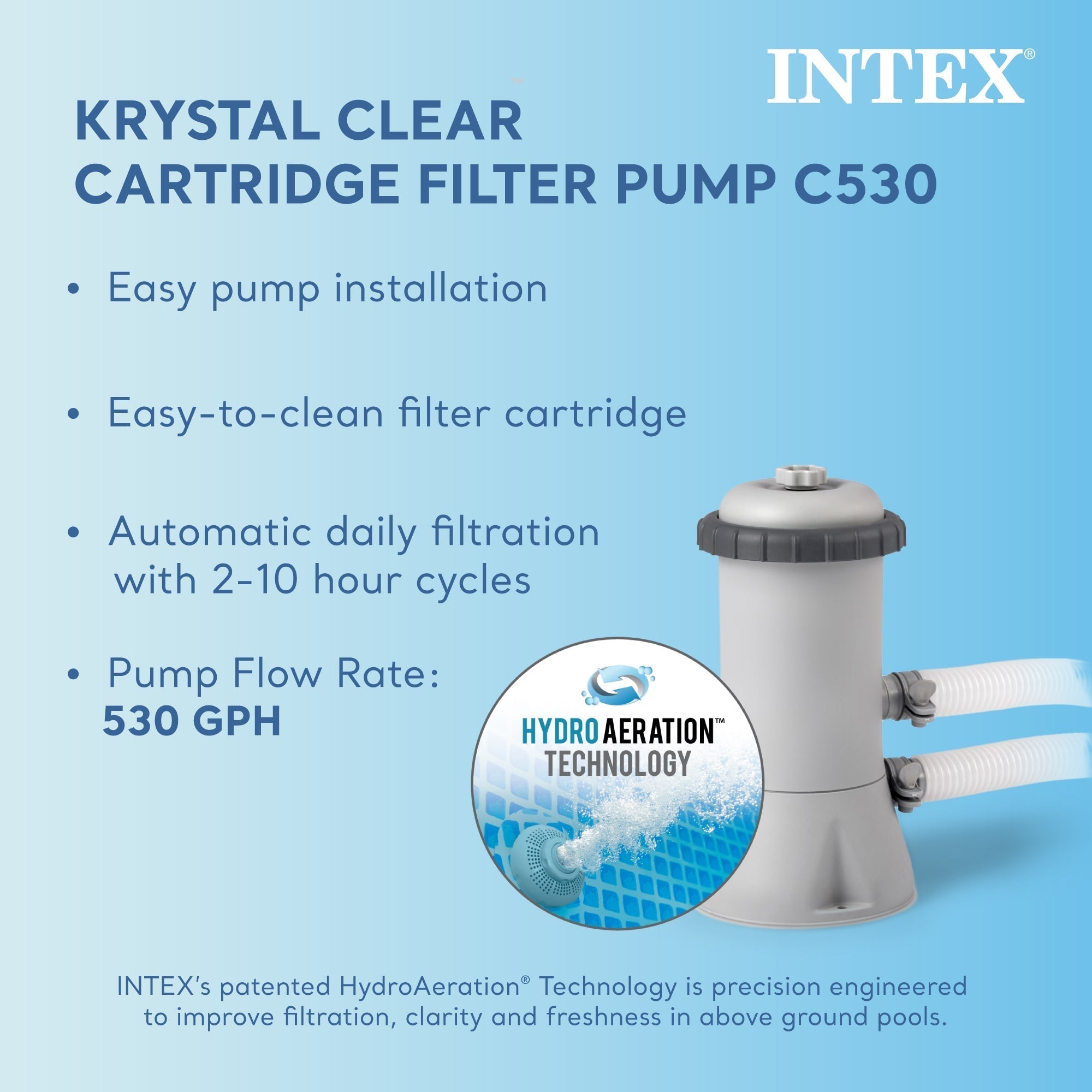Intex 12' x 30" Metal Frame Above Ground Swimming Pool with Filter and Cover image 4