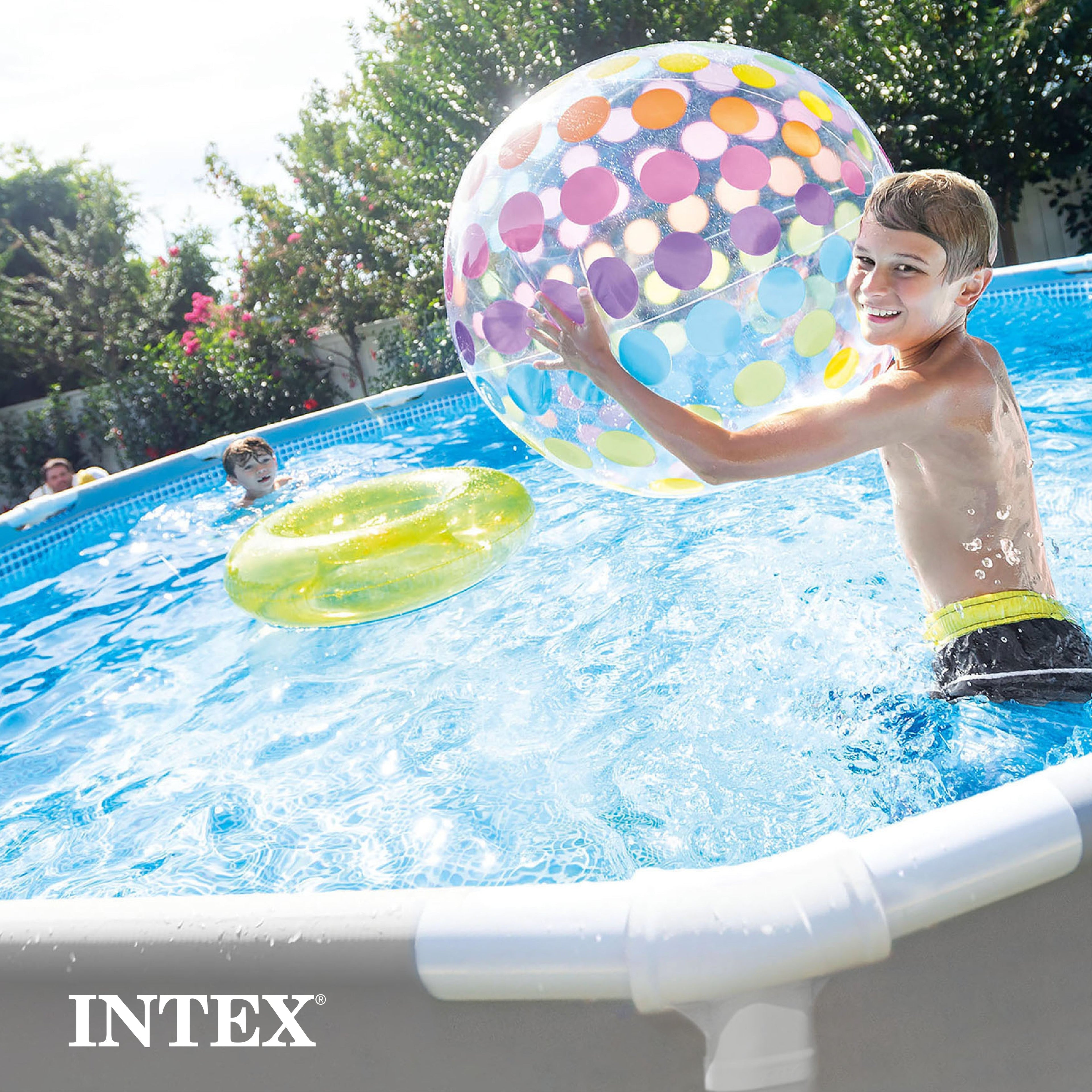 Intex 12 foot x 30 inch Prism Frame Round Above Ground Swimming Pool, (No Pump) image 5