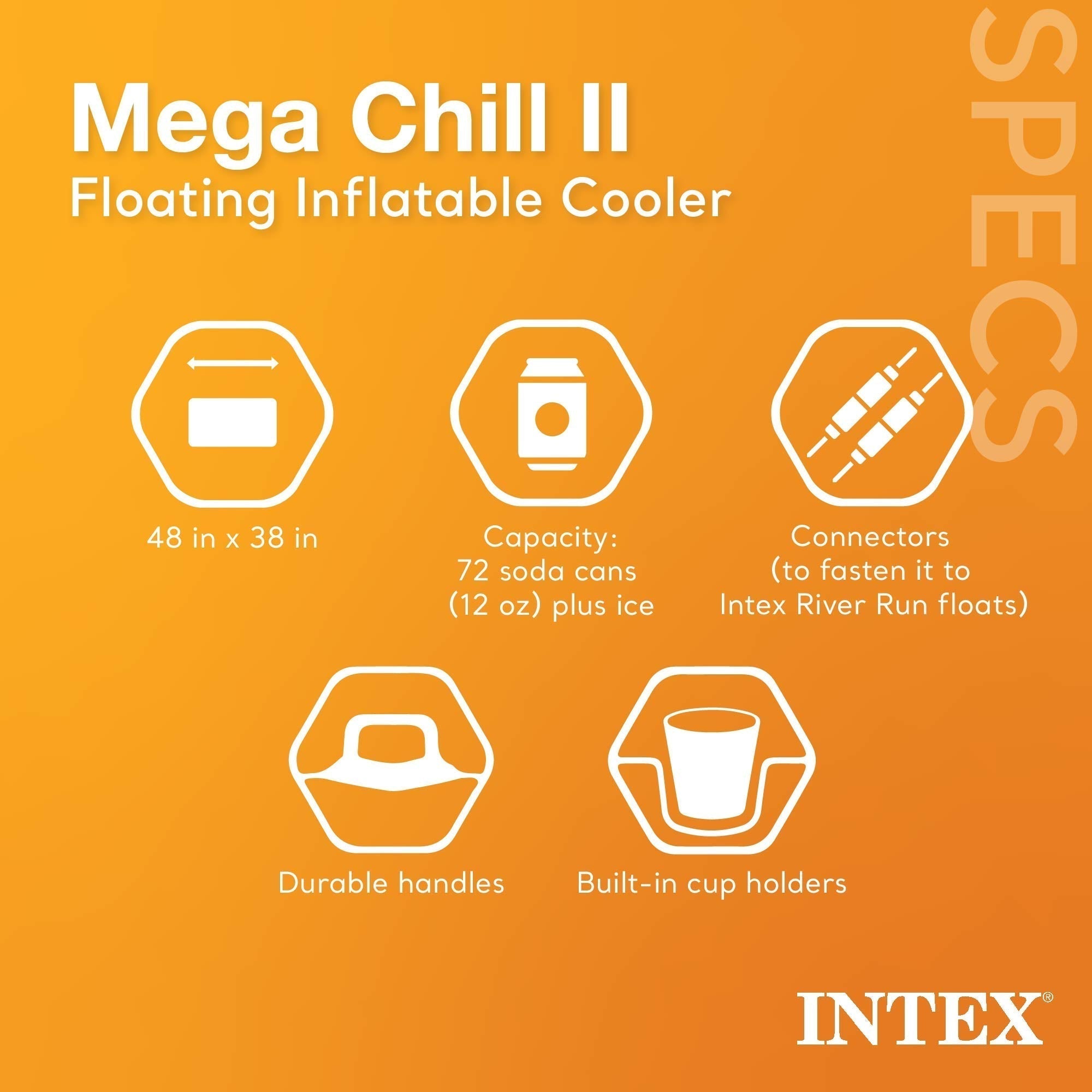 INTEX 18' x 9' x 53" Ultra XTR Frame Pool, Cover, Cooler, and Float (2 Pack) image 6