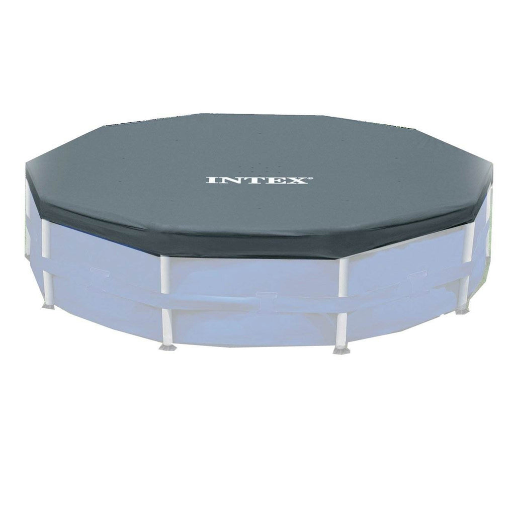 Intex 12 x 2.5 Foot Metal Frame Above Ground Pool with Filter and Accessories image 9