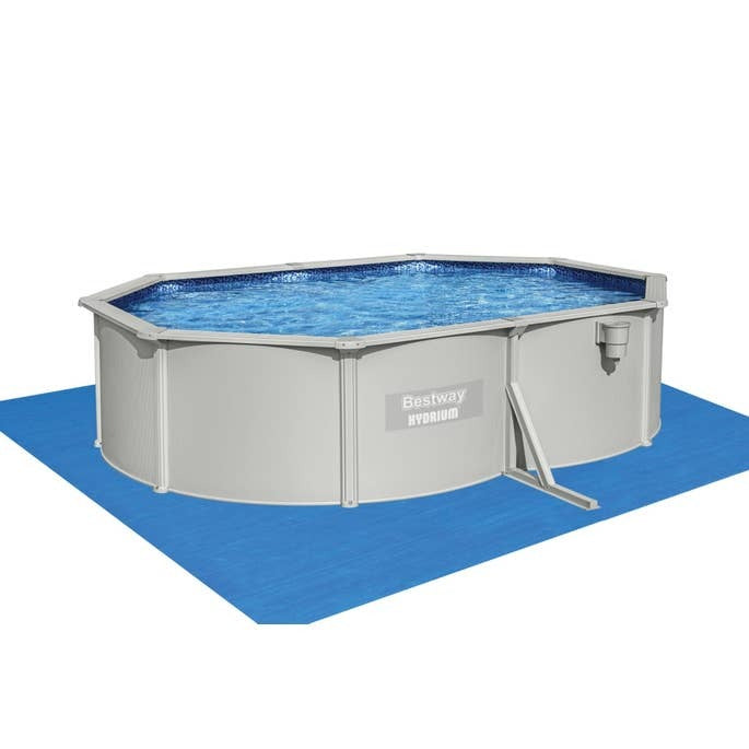 Bestway Hydrium 16’5” X 12’ X 48” Steel Wall Above Ground Pool Set